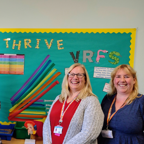 SEMH Intervention hero banner with teacher and student